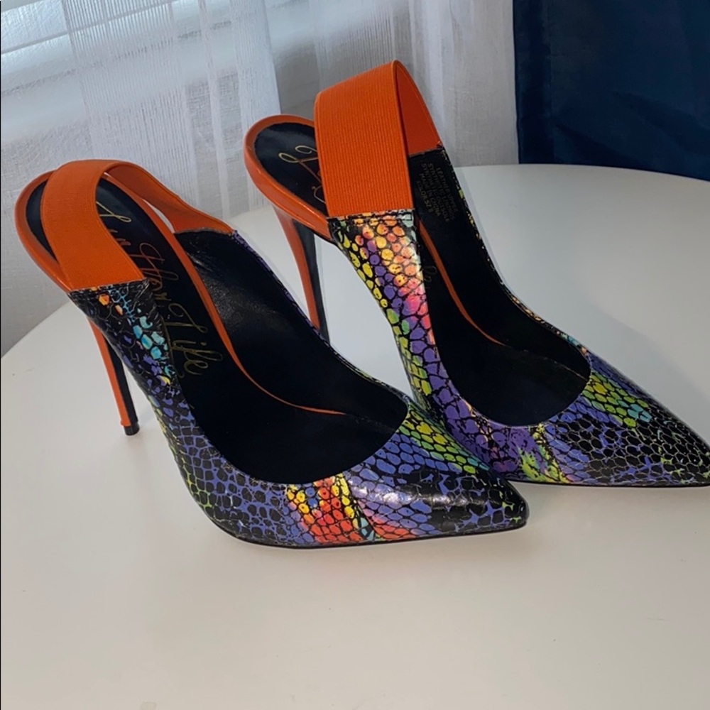 Lust For Life LFL Kolor Pumps Sz 8